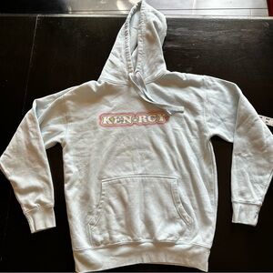 Barbie Ken Medium Light Blue Men's Hoodie Beater Work Hoodie Costume